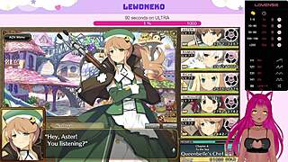 Vtuber Lewdneko Moans With Dildo In Evenicle!