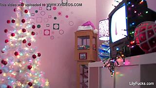 Happy Squirting Christmas With Lily Carter