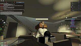 Is this Roblox porn featuring a whore with big tits getting bent over and ridden?