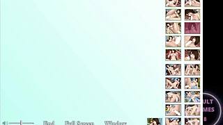 Japanese animated hentai game with sexual content