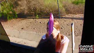 lilith's big tits and fat pussy bounce in interracial cowgirl riding, her big butt jiggling wildly