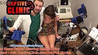 I'm naked behind the scenes with Helena Price during wild hospital sex shoot