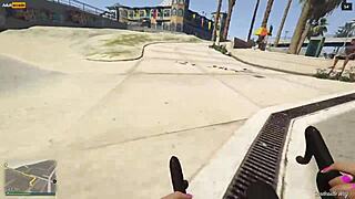 gta v nude mod gameplay in story mode part 07 with big tits action.