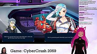 Vtuber lewdneko says, let's play cybercrush 2069 part 1