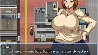 Lonely Old Man Grabs Neighbor's Giant Ass in Hentai Wife Routine Part 3