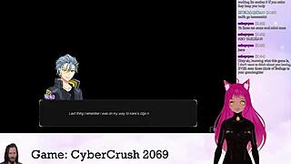 VTuber Lewdneko: давай поиграем в Cybercrush 2069 ч.1