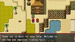 Harem in another world episode 12 features huge facial