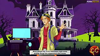 Spooky Halloween Hentai Sex House