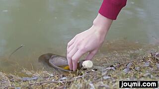 joymii teen masturbating solo, squirting – want to see her shaved pussy?