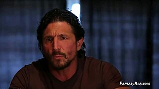 Busty tattooed masseuse pleasing