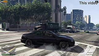 GTA V нюд мод геймплей в стори моде часть 07 с большими сиськами