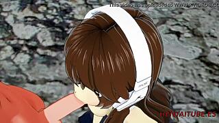 Senku Ishigami and Yuzuriha Ogawa are having hard sex in this Dr. Stone hentai