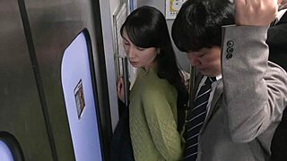 mature asian groped on train, craving more action?