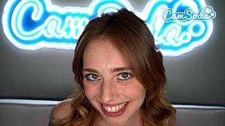 Skinny teen gets messy with solo masturbation and oil