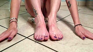 Petite slut, why you pissing on socks and sucking toes like that?