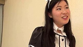 yuzuki kotomi gives blowjob in cosplay