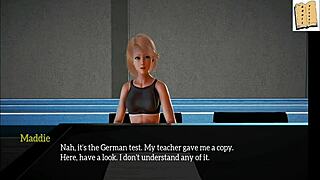 Check out my new family in this game with blonde teen 😊