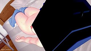 frotando vagina de tv woman to heat her up 🔥