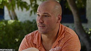 tanning session turns hardcore as aria banks gets fucked by creepy roomie?