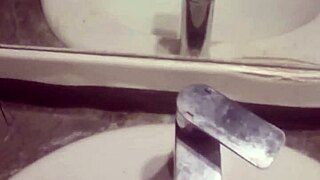 Young guy masturbates alone in his room