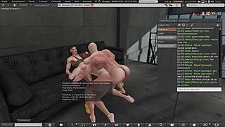 Intriguing gay trio with contrasting roles