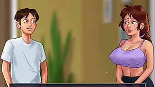 Summertime Saga Part 45 - Hardcore Cock Riding Action