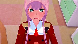 Zero Two Has Hard Sex In POV With Darling In Franxx