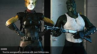 She wants to be fertilized in this hentai!