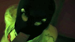 Intense POV doggystyle pounding of submissive doll's tattooed ass, bent over for creampie cumshot.