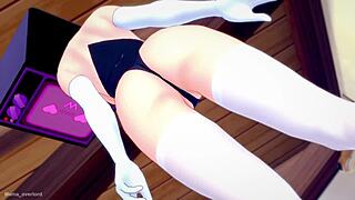 tv woman in bikini wants to fuck in the toilet with her swimsuit