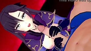 Mona Says She Wants to Get Fucked in Love Hotel in Genshin Impact Gameplay