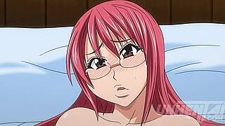 lesbian teacher tries big cock. uncensored hentai!