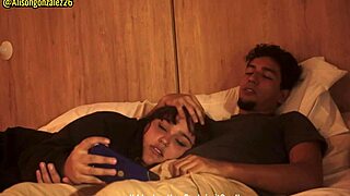 Sleepy Stepbrother, Let Me Lie On Your Legs But Don't Put Your Penis In My Mouth