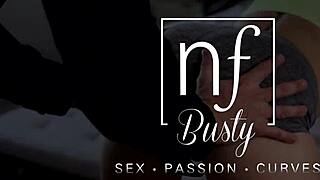 Busty brunette mj fresh seduces busy bf for sensual bj and fuck!