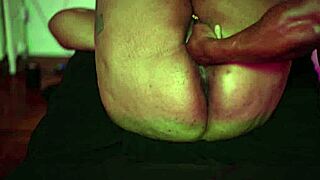 Thick Light Skin Woman With Tats Teases Her Big Clit And Tits.