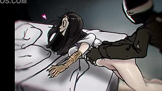 Animated Horror Sex with Big Cock and Creampie Finish