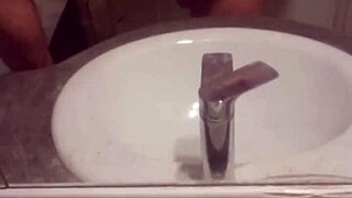 Young guy masturbates alone in his room