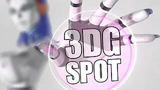 3dgspot - Naughty Teen Cheerleader RIDES Star Quarterback's COCK in Locker Room