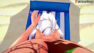 Arlecchino Fucking In Bikini On Beach!