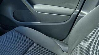 Hot Swinger Wife Sucks Big Black Cock Outside Husband's House