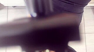 Fucking maid's ass in kitchen