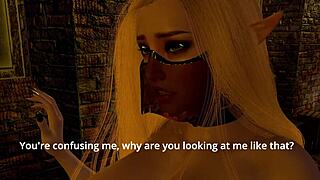 fallen princess gets banged in titty fuck threesome