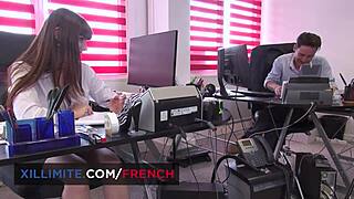 french teen 18+ luna rival anal fucked on the desk
