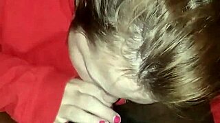 First time sucking this dick, she's getting sloppy with that cock