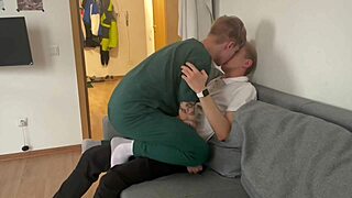 gave my stepbro a deep blowjob, licked his cum