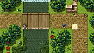 Tanned natsuki masturbates over her plump body in hentai game