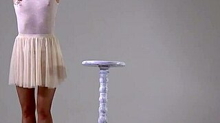 flexible teen urusula fe stretches naked in wild gym action