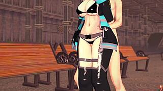 Fiery cosplayer unleashes hot cum stream in missionary POV!