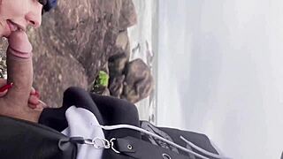 African Hottie Flashes Big Ass and Gets Caught at Beach