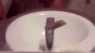 Young guy masturbates alone in his room